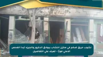 نشوب حريق ضخم في مخزن أخشاب ببولاق الدكرور والجيزة تبدأ الفحص الأمني فورًا – تعرف على التفاصيل